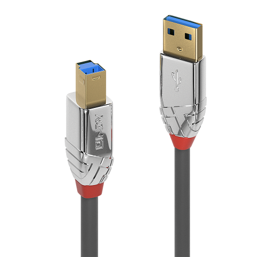 Lindy 36662 cable USB USB 3.2 Gen 1 (3.1 Gen 1) 2 m USB A USB B Gris - imagen 1