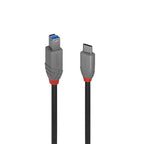 Lindy 36667 cable USB USB 3.2 Gen 1 (3.1 Gen 1) 2 m USB C USB B Negro - imagen 1