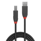 Lindy 36673 cable USB USB 2.0 2 m USB A USB B Negro - imagen 2