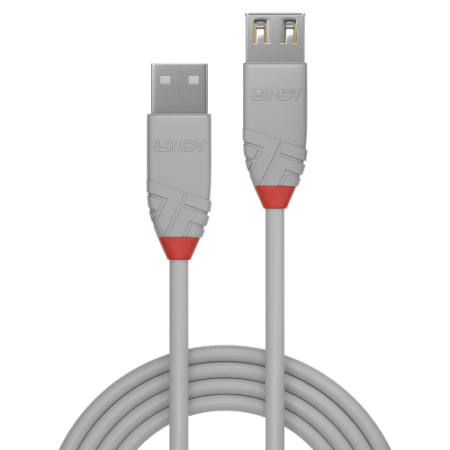 Lindy 36712 cable USB USB 2.0 1 m USB A Gris - imagen 2