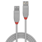 Lindy 36712 cable USB USB 2.0 1 m USB A Gris - imagen 2