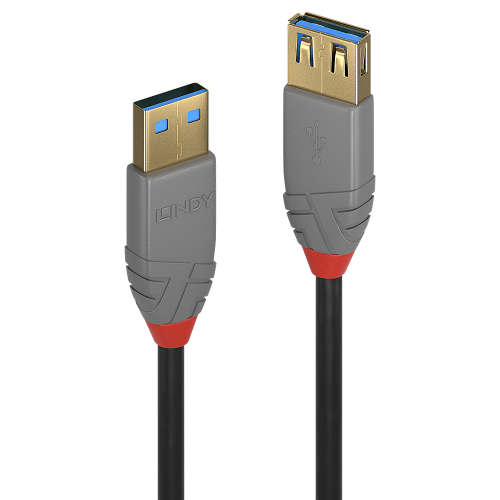 Lindy 36763 cable USB USB 3.2 Gen 1 (3.1 Gen 1) 3 m USB A Negro - imagen 1