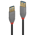 Lindy 36763 cable USB USB 3.2 Gen 1 (3.1 Gen 1) 3 m USB A Negro - imagen 1
