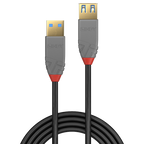 Lindy 36763 cable USB USB 3.2 Gen 1 (3.1 Gen 1) 3 m USB A Negro - imagen 2