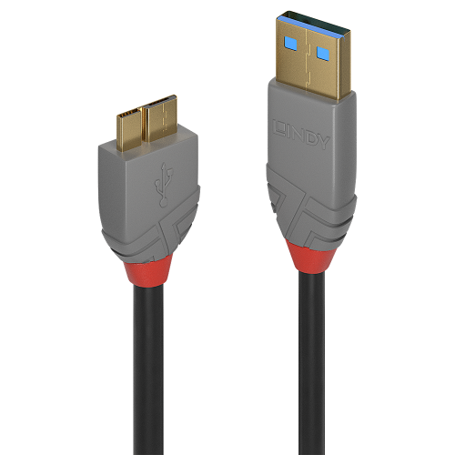Lindy 36765 cable USB USB 3.2 Gen 1 (3.1 Gen 1) 0,5 m USB A Micro-USB B Negro - imagen 1