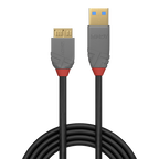Lindy 36766 cable USB USB 3.2 Gen 1 (3.1 Gen 1) 1 m USB A Micro-USB B Negro - imagen 2
