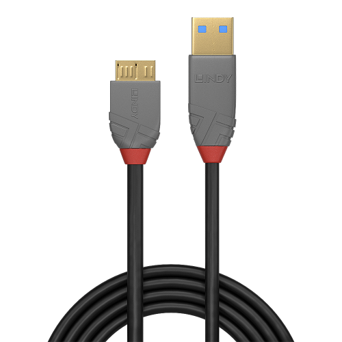 Lindy 36766 cable USB USB 3.2 Gen 1 (3.1 Gen 1) 1 m USB A Micro-USB B Negro - imagen 2