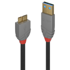 Lindy 36767 cable USB USB 3.2 Gen 1 (3.1 Gen 1) 2 m USB A Micro-USB B Negro - imagen 1