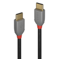 Lindy 36872 cable USB USB 2.0 2 m USB C Negro, Gris - imagen 1