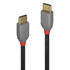 Lindy 36872 cable USB USB 2.0 2 m USB C Negro, Gris - imagen 1