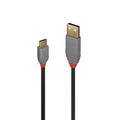 Lindy 36886 cable USB USB 2.0 1 m USB A USB C Negro, Gris - imagen 1