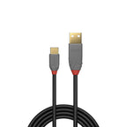 Lindy 36886 cable USB USB 2.0 1 m USB A USB C Negro, Gris - imagen 2