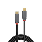 Lindy 36901 cable USB 1 m USB C Negro, Gris - imagen 2