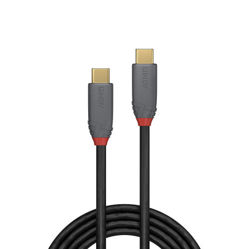 Lindy 36902 cable USB 1,5 m USB C Negro, Gris - imagen 2