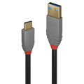 Lindy 36911 cable USB 1 m USB C USB A Negro, Gris - imagen 1