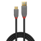 Lindy 36912 cable USB USB 3.2 Gen 2 (3.1 Gen 2) 1,5 m USB C USB A Negro, Gris - imagen 2