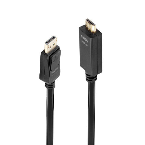Lindy 36920 adaptador de cable de vídeo 0,5 m DisplayPort HDMI tipo A (Estándar) Negro - imagen 1