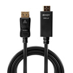 Lindy 36920 adaptador de cable de vídeo 0,5 m DisplayPort HDMI tipo A (Estándar) Negro - imagen 2