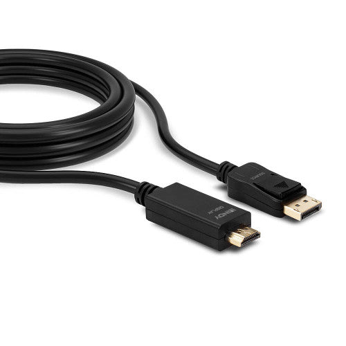 Lindy 36922 adaptador de cable de vídeo 2 m DisplayPort HDMI tipo A (Estándar) Negro - imagen 3