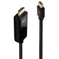 Lindy 36926 adaptador de cable de vídeo 1 m HDMI tipo A (Estándar) Mini DisplayPort Negro - imagen 1