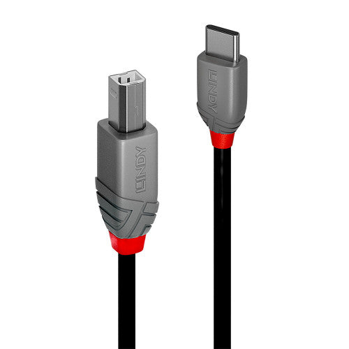 Lindy 36940 cable USB USB 2.0 0,5 m USB C USB B Negro - imagen 1