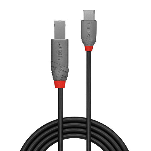 Lindy 36940 cable USB USB 2.0 0,5 m USB C USB B Negro - imagen 2