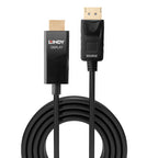 Lindy 40926 adaptador de cable de vídeo 2 m DisplayPort HDMI tipo A (Estándar) Negro - imagen 2