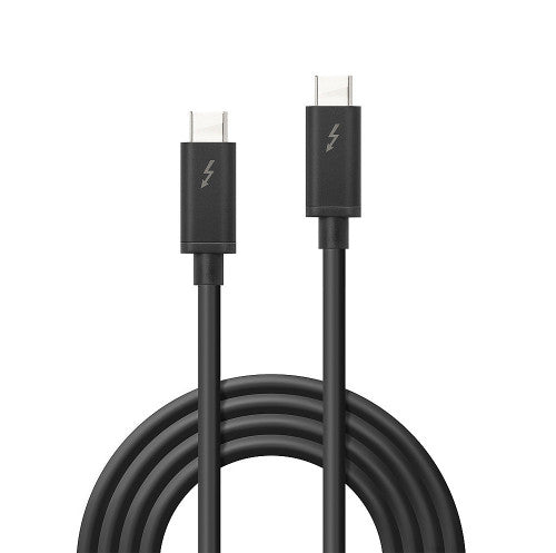 Lindy 41556 cable Thunderbolt 1 m 20 Gbit/s Negro - imagen 2