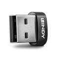 Lindy 41884 cambiador de género para cable USB Type-A USB Type-C Negro - imagen 1
