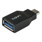 Lindy 41899 cambiador de género para cable USB 3.1-C USB 3.1-A Negro - imagen 2