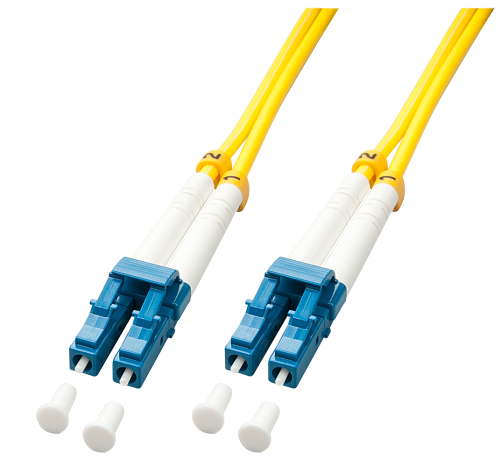 Lindy 47451 Cable de fibra óptica e InfiniBand 2 m LC Amarillo - imagen 1