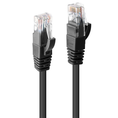Lindy 48076 cable de red Negro 0,5 m Cat6 U/UTP (UTP) - imagen 1