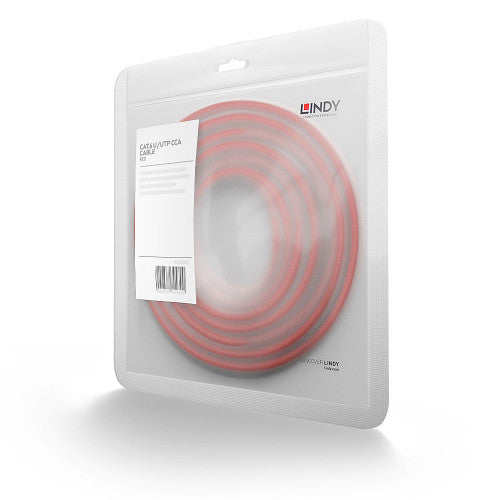 Lindy 48181 cable de red Rojo 0,5 m Cat6 U/UTP (UTP) - imagen 2