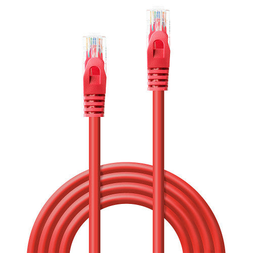 Lindy 48181 cable de red Rojo 0,5 m Cat6 U/UTP (UTP) - imagen 3