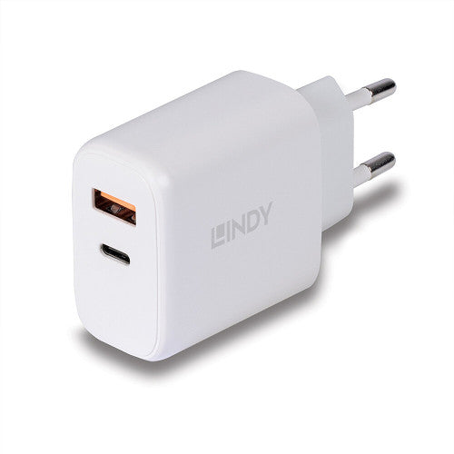 Lindy 73424 cargador de dispositivo móvil Universal Blanco Corriente alterna Carga rápida Interior - imagen 1