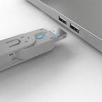 Lindy 40452 bloqueador de puerto Bloqueador de puerto + clave USB tipo A Azul Acrilonitrilo butadieno estireno (ABS) 5 pieza(s) - imagen 3