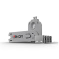 Lindy 40454 bloqueador de puerto Bloqueador de puerto + clave USB tipo A Blanco Acrilonitrilo butadieno estireno (ABS) 5 pieza(s) - imagen 1