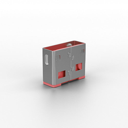 Lindy 40460 bloqueador de puerto USB tipo A Rosa Acrilonitrilo butadieno estireno (ABS) 10 pieza(s) - imagen 3