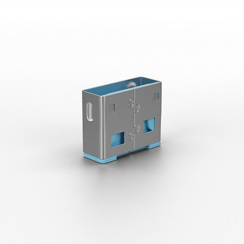 Lindy 40462 bloqueador de puerto USB tipo A Azul Acrilonitrilo butadieno estireno (ABS) 10 pieza(s) - imagen 3
