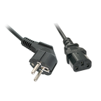 Lindy 30335 cable de transmisión Negro 2 m Enchufe tipo F C13 acoplador - imagen 1