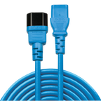 Lindy 30470 cable de transmisión Azul 0,5 m C14 acoplador C13 acoplador - imagen 2