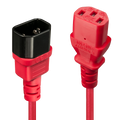 Lindy 30478 cable de transmisión Rojo 2 m C14 acoplador C13 acoplador - imagen 1