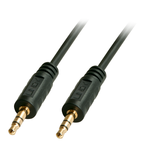 Lindy 35643 cable de audio 3 m 3,5mm Negro - imagen 1