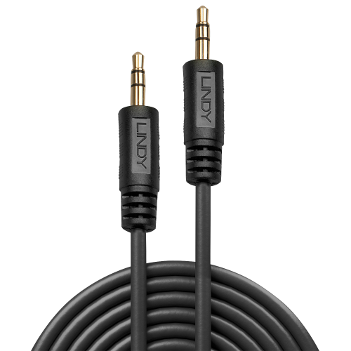 Lindy 35643 cable de audio 3 m 3,5mm Negro - imagen 2