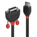 Lindy 36270 adaptador de cable de vídeo 0,5 m HDMI tipo A (Estándar) DVI-D Negro - imagen 1