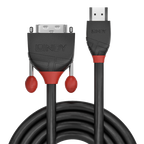 Lindy 36270 adaptador de cable de vídeo 0,5 m HDMI tipo A (Estándar) DVI-D Negro - imagen 2