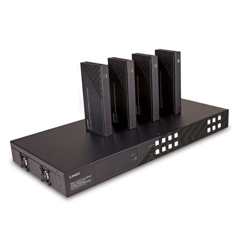 Lindy 38345 extensor audio/video Transmisor y receptor de señales AV Negro - imagen 2