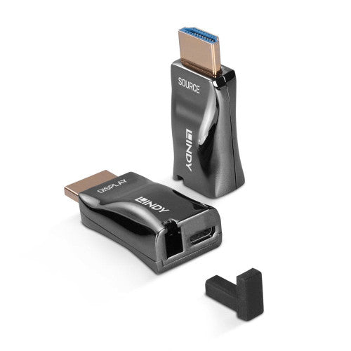 Lindy 38392 extensor audio/video Transmisor y receptor de señales AV Gris Oscuro - imagen 1