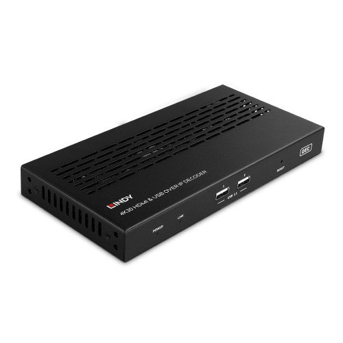 Lindy 38397 extensor audio/video Receptor AV Negro - imagen 1