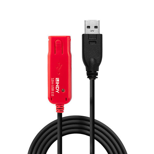 Lindy 42782 cable USB USB 2.0 12 m USB A Negro - imagen 2